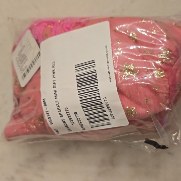 NWT Free People Seasons Sparkle Mini Gift Bag/Pouch Sack - Picture 3 of 6